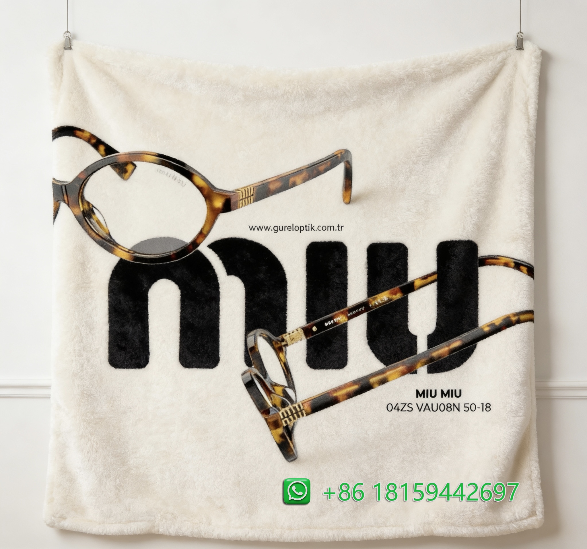 Miumiu Throw Blankets
